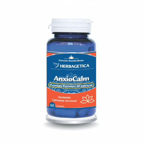 AnxioCalm, 60 capsule, HERBAGETICA