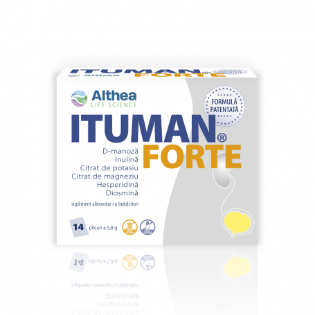 Ituman Forte - D-Manoza si inulina, 14 plicuri, Althea Life Science