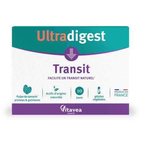 ULTRADIGEST TRANSIT - tranzit sanatos - 10 capsule vegetale, VITAVEA