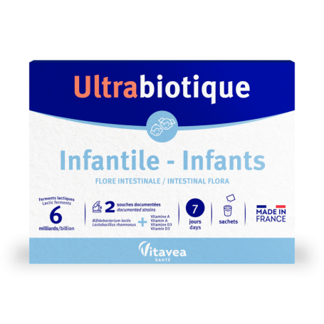 ULTRABIOTIQUE INFANTILE - probiotic copii - 7 plicuri, VITAVEA