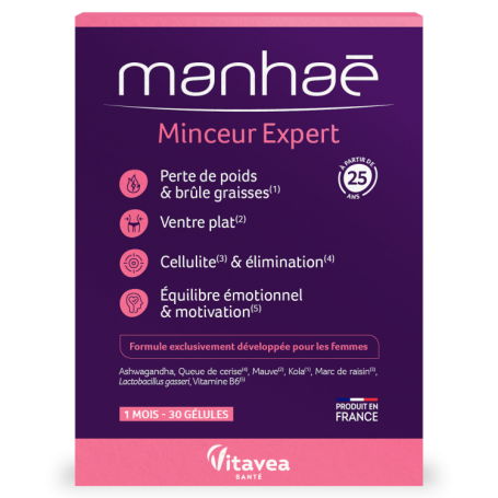 MANHAE MINCEUR EXPERT - slabire si greutate optima - 30 capsule vegetale, VITAVEA