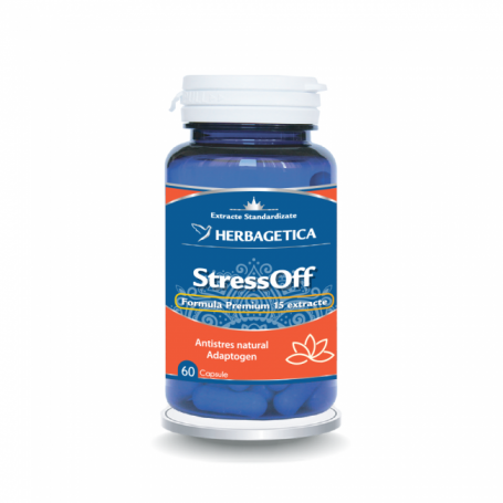 STRESSOFF - combate sindromul de BURNOUT - 60 capsule, Herbagetica