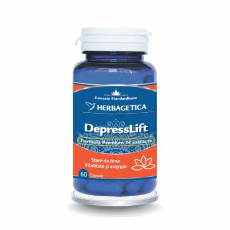 DEPRESSLIFT - buna dispozitie - 60 capsule, Herbagetica