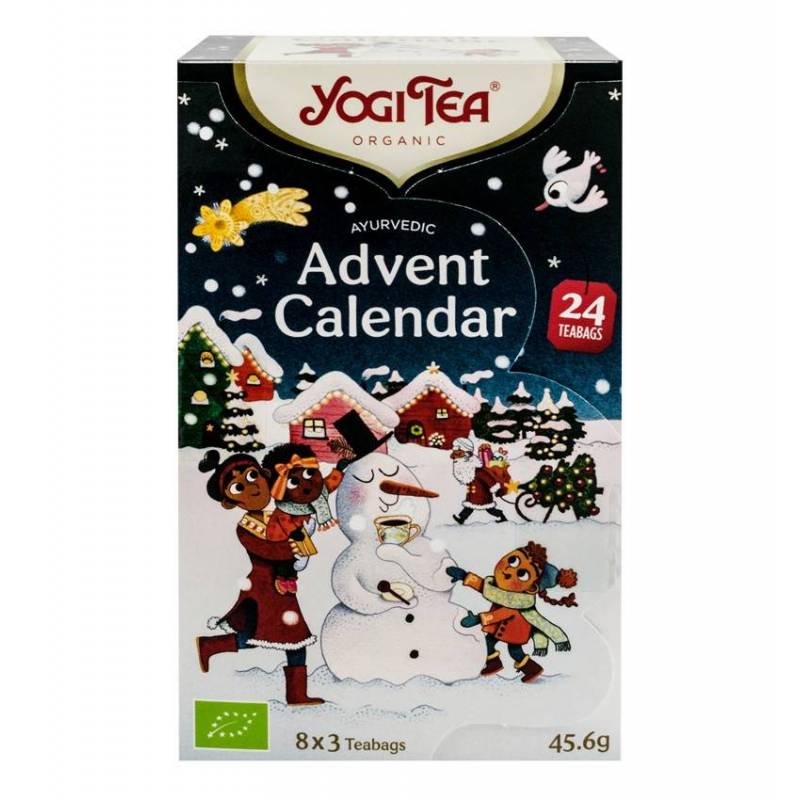 Calendar advent cu 24 plicuri de ceai, eco-bio - YOGI TEA