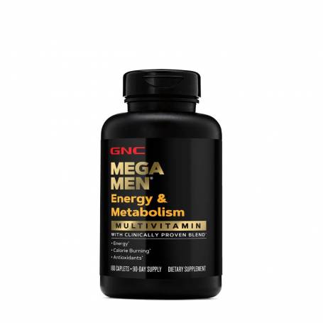 Mega Men Energy & Metabolism, Complex Multivitamine Barbati, Energie & Metabolism, 180 tb, GNC