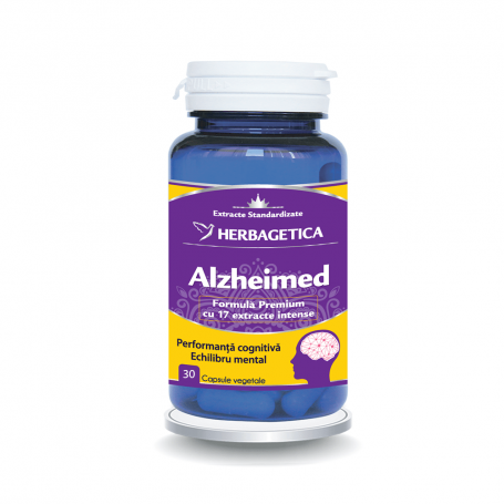 ALZHEIMED - supliment Alzheimer, 30 capsule, Herbagetica