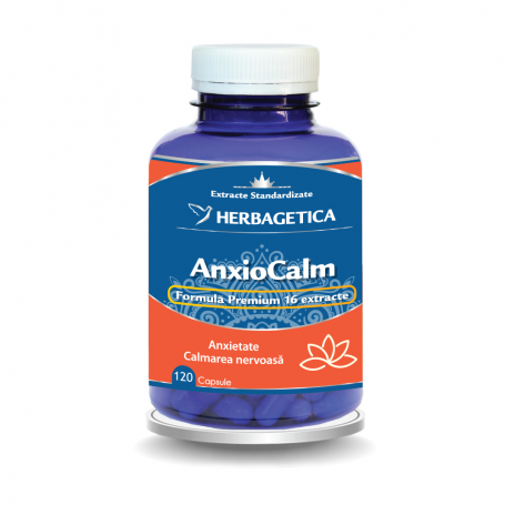 AnxioCalm, 120 capsule, HERBAGETICA