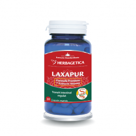 LAXAPUR - laxativ natural, 30cps, Herbagetica