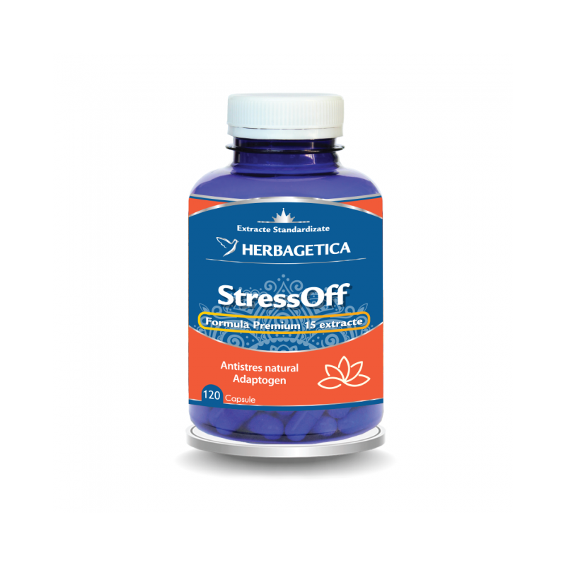 STRESSOFF - combate sindromul de BURNOUT - 120 capsule, Herbagetica