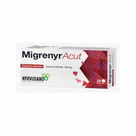 MIGRENYR ACUT, supliment migrene, 20 cp, NYRVUSANO PHARMACEUTICALS