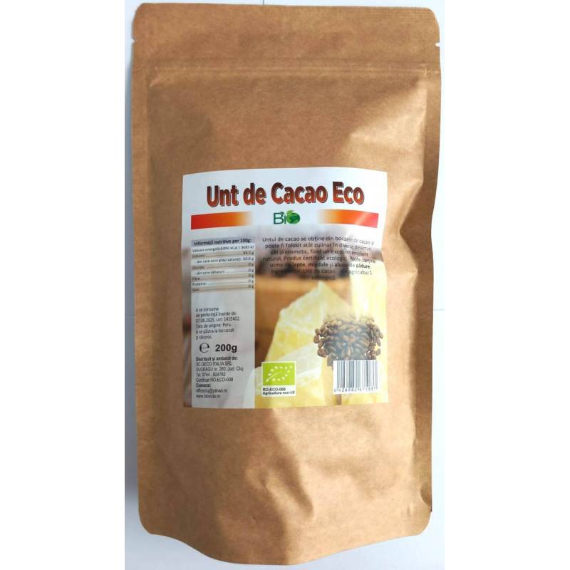 Unt de cacao, eco-bio, 200g, Deco Italia