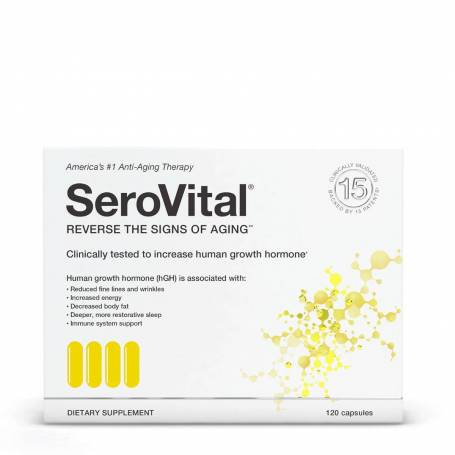 Reverse the Signs of Aging - formula stimularea naturala a hormonului de Crestere - HGH, 120 Cps, Serovital, GNC