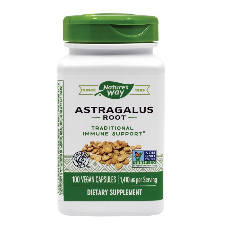 ASTRAGALUS 470mg 100cps veg - Natures Way - Secom