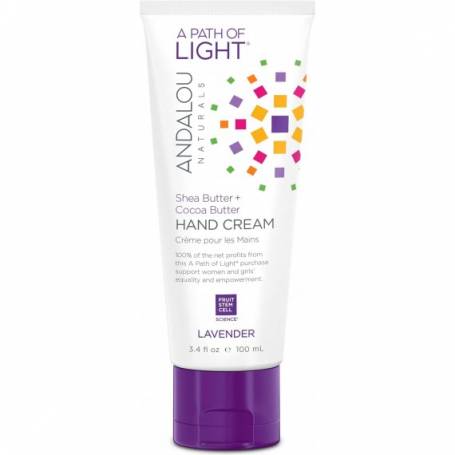 Crema de maini cu lavanda - LAVENDER HAND CREAM, 100 ml, Andalou - SECOM