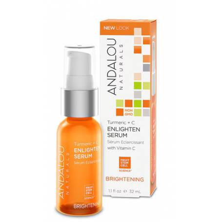 Ser ten luminos - Turmeric + vitamina C Enlighten Serum, 32 ml, Andalou, SECOM