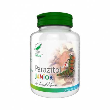 Parazitol Junior - antiparazitar pentru copii, 250cps, MEDICA - ProNatura