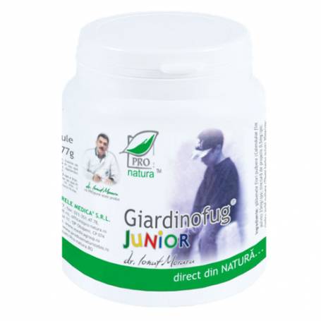 Giardinofug Junior - antiparazitar copii, 250 capsule, MEDICA - ProNatura