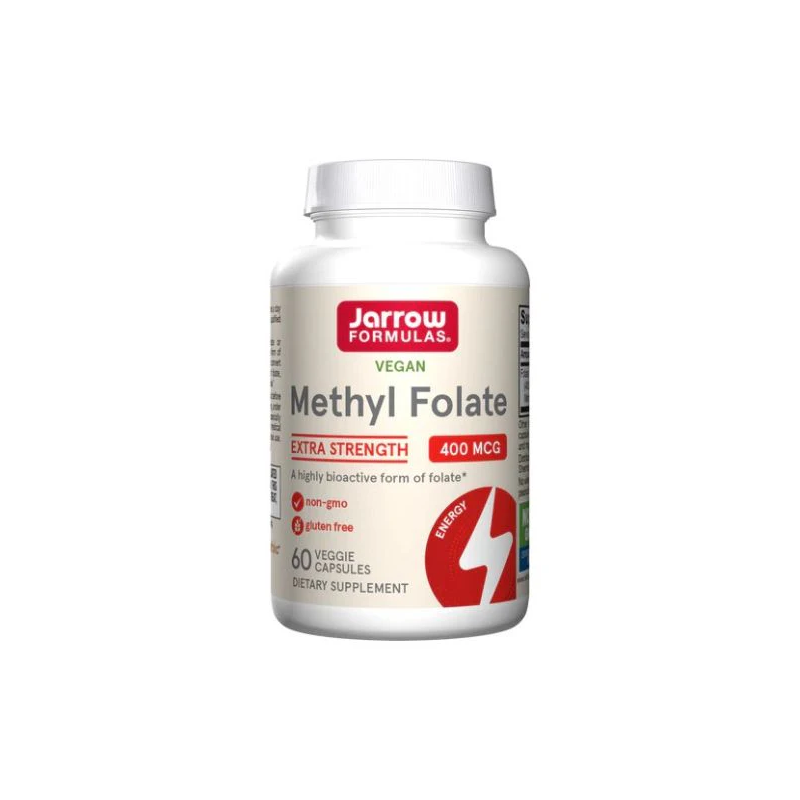 Methyl Folate, 400mcg, 60 capsule vegetale, Jarrow - Secom