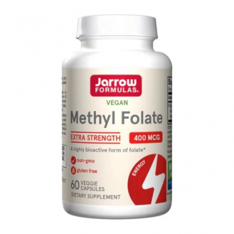 Methyl Folate, 400mcg, 60 capsule vegetale, Jarrow - Secom