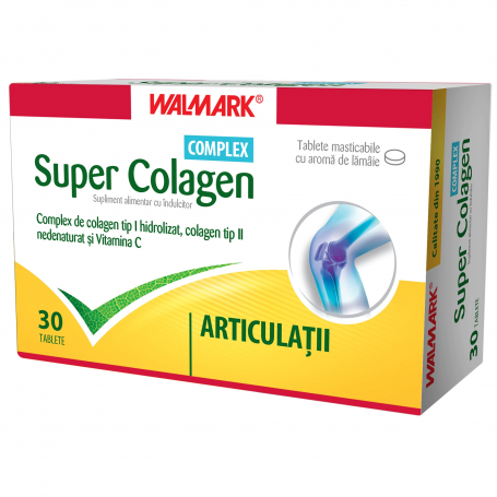 Super Colagen Complex, 30 comprimate, WALMARK