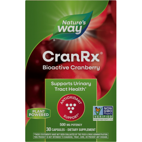 CranRx - bioactive cranberry - 30 caps veg, Natures Way - Secom