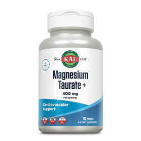 Magnesium Taurate Plus 400mg, 90 tablete, KAL - Secom