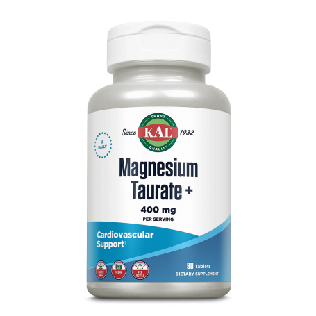 Magnesium Taurate Plus 400mg, 90 tablete, KAL - Secom