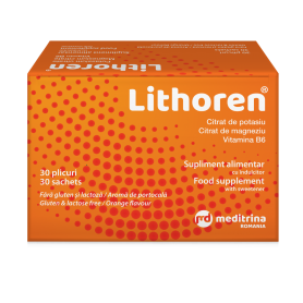 LITHOREN - litiaza renala - 30 plicuri,  Meditrina Pharmaceuticals