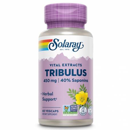 Tribulus Fruit, Extract din fructe de Tribulus, 450 mg, 60 capsule vegetale, Secom