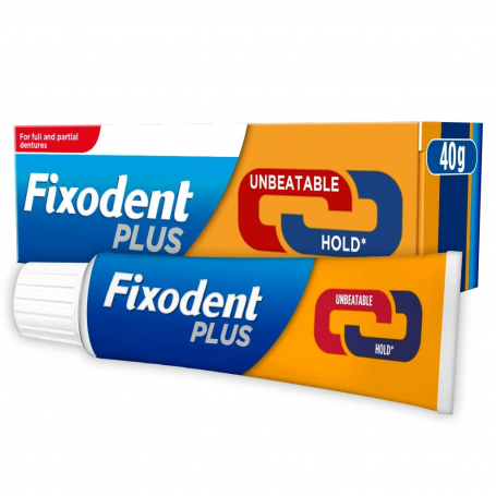 FIXODENT PLUS - DUO POWER - BEST HOLD, crema adeziva proteze, 40 g, Fixodent