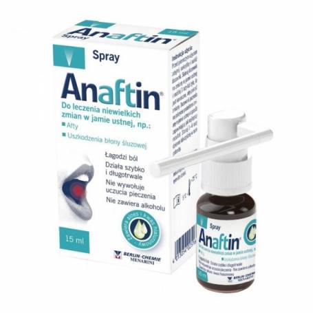 Anaftin spray afte bucale, 15 ml, Sinclair Pharma