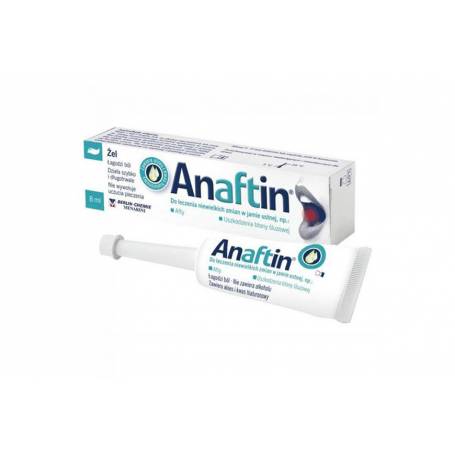 ANAFTIN GEL, calmeaza durearea in afte bucale, 8 ml, Sinclair Pharma