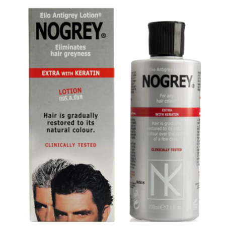 NOGREY, Lotiune impotriva incaruntirii parului cu KERATINA, 200 ml