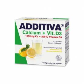 Additiva - Calciu + Vitamina D3, 20 plicuri, Dr. Scheffler