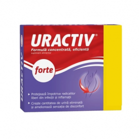 Pachet Uractiv Forte - infectii urinare, 20 + 16 capsule, Fiterman Pharma