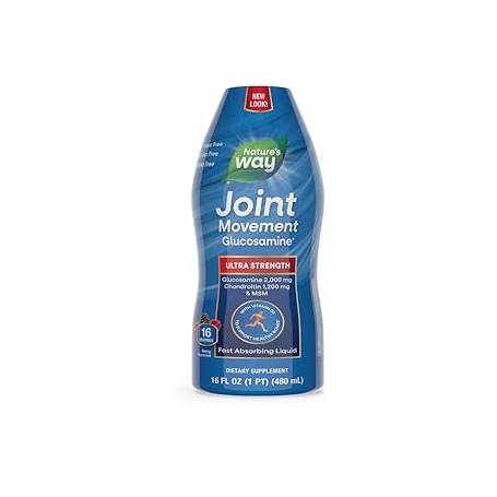 Joint Movement Glucosamine, sustine buna functionare a sistemului osos, 480 ml, Secom