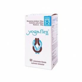 YOGAFLEX PLUS, condroitina, glucosamina si vitamina C, 60 comprimate, Ambrosia Bioscience