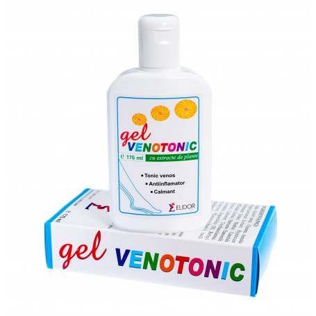 VENOTONIC GEL, adjuvant in varice si insuficienta venoasa, 175 ml, Pontica Elidor