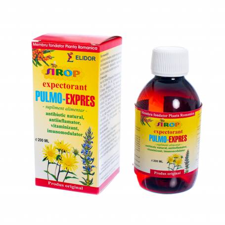 SIROP calmant PULMO EXPRES, 200 ml, Pontica Elidor