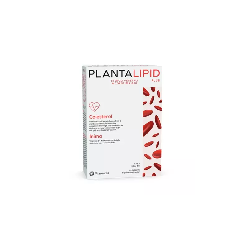 PLANTALIPID PLUS - colesterol normal, inima sanatoasa, 30