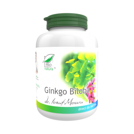 Ginkgo biloba C, 200 capsule, Medica - Pro Natura