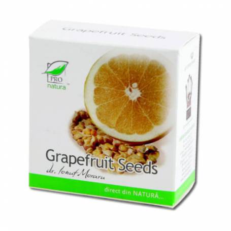 Grapefruit Seeds, Seminte de Grapefruit, 150 capsule, Medica - Pro Natura