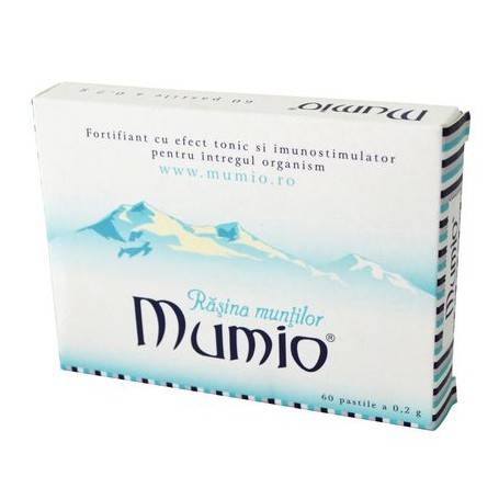 MUMIO - RASINA MUNTILOR, 60 tablete, RACO - RADU & SONS