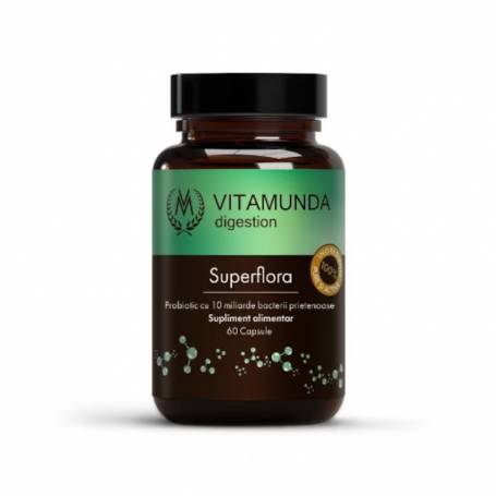 SUPERFLORA - probiotic, 60 capsule, VITAMUNDA, Hyperfarm