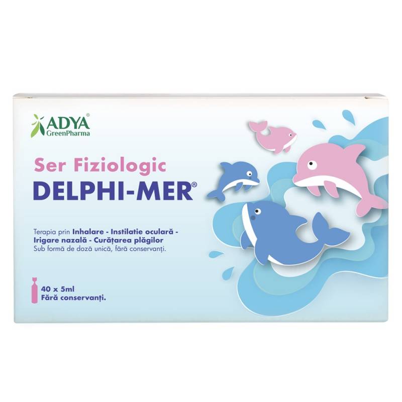 DELPHI-MER - SER FIZIOLOGIC, 40 monodoze, 5 ml, Adya Green Pharma