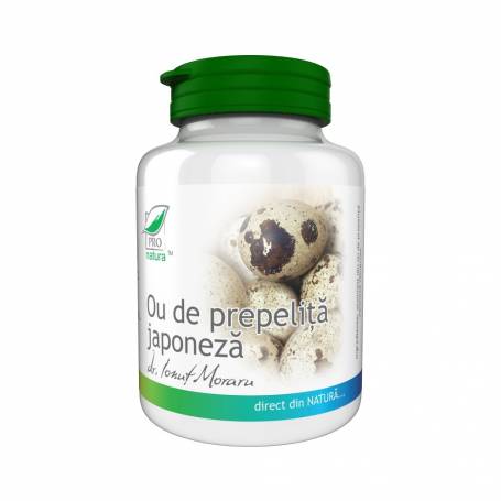 Ou de Prepelita Japoneza, 250 capsule, Medica -  Pro Natura