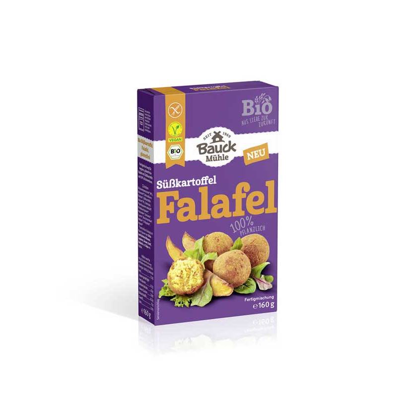 Falafel cu cartof dulce, fara gluten, eco-bio, 160 g, BauckHof