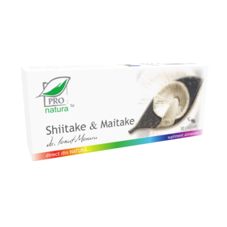 Shiitake Maitake, 30 capsule, Medica - Pro Natura