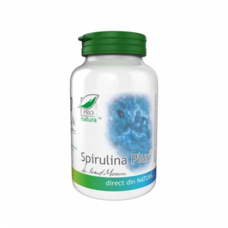 Spirulina Plus, 200 capsule, Medica - Pro Natura