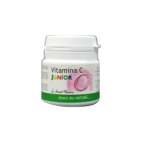 Vitamina C Junior, cu aroma de zmeura, 20 comprimate, Medica